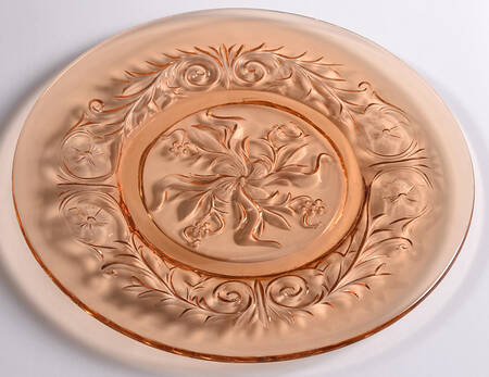 Rock Crystal Amber 7" Salad Plate
