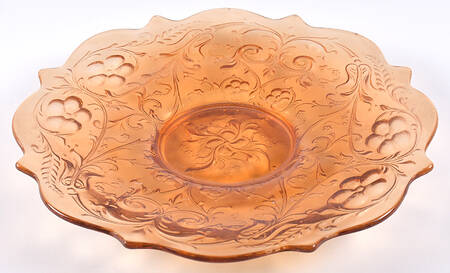 Rock Crystal Amber 12" Centerpiece