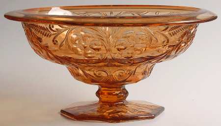 Rock Crystal Amber 11" Centerpiece