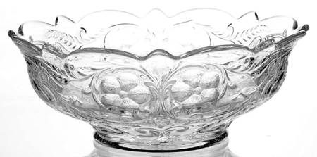 Rock Crystal Clear 8" Round Bowl by McKee