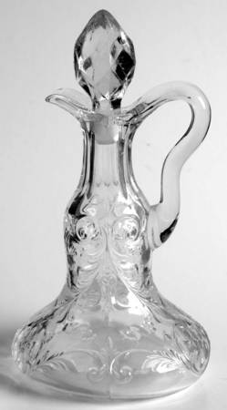 Rock Crystal Clear Oil Cruet & Stopper