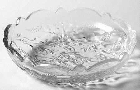 Rock Crystal Clear 5" Nappy