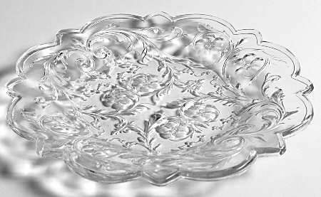 Rock Crystal Clear Bread & Butter Plate