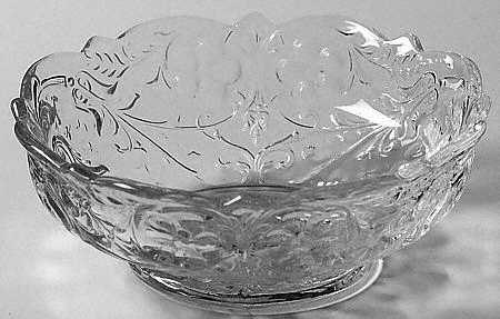 Rock Crystal Clear 4" Small Fruit/Dessert Bowl by McKee