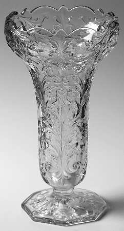 Rock Crystal Clear 11" Flower Vase