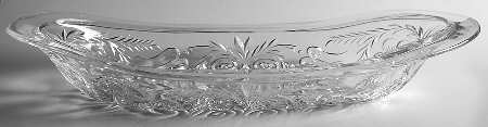 Rock Crystal Clear Bread Tray