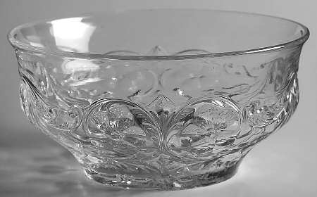 Rock Crystal Clear 4" Small Fruit/Dessert Bowl