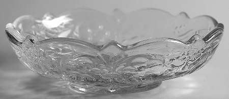 Rock Crystal Clear 5" Nappy by McKee