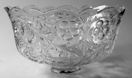 Rock Crystal Clear Punch Bowl
