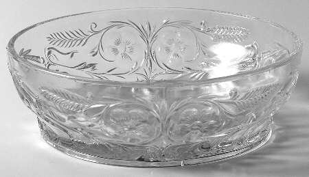 Rock Crystal Clear Candy Dish No Lid