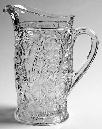 Rock Crystal Clear 54 Oz Pitcher by McKee