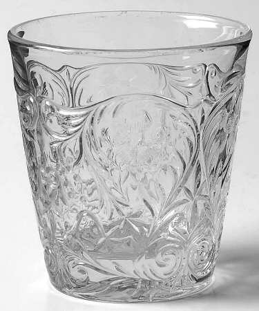 Rock Crystal Clear 8 Oz Flat Tumbler by McKee