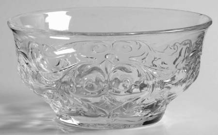 Rock Crystal Clear 4" Small Fruit/Dessert Bowl