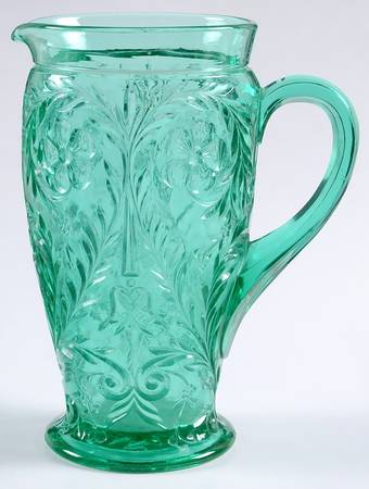 Rock Crystal Green Pitcher