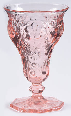 Rock Crystal Pink Low Water Goblet
