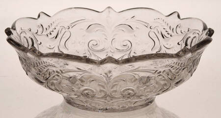 Rock Crystal Pink 5" Small Fruit/Dessert Bowl