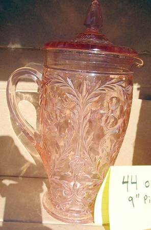 Rock Crystal Pink Pitcher