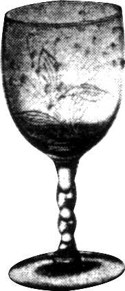 Lily of The Valley Water Goblet