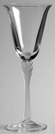 Ambiance (White Frosted Stem) Wine Glass