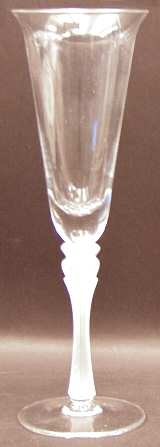 Ambiance (White Frosted Stem) Fluted Champagne
