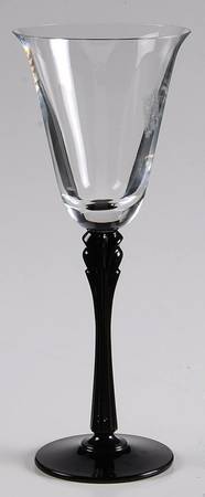 Ambiance Black Wine Glass