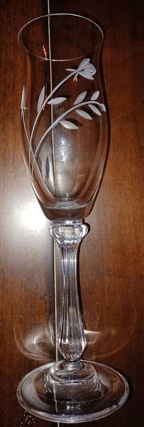 April Rose Fluted Champagne