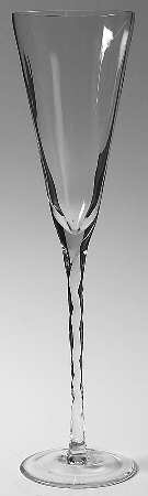 Braid Clear Fluted Champagne
