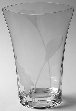 Calla Lily 9" Flared Vase