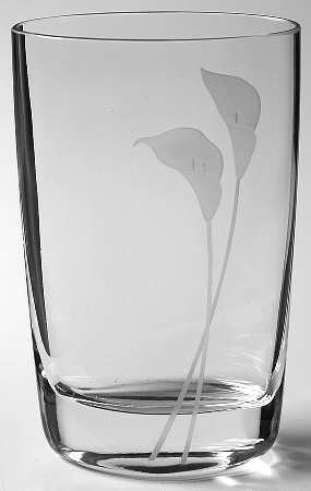 Calla Lily 9" Oval Vase