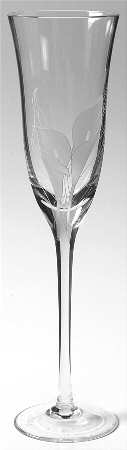 Calla Lilies Fluted Champagne