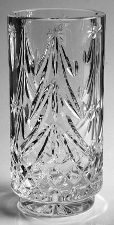 Christmas Tree 8" Flower Vase
