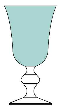Ciara Aqua Clear Water Goblet