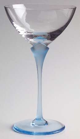 Classic Flair Teal Blue Champagne/Tall Sherbet