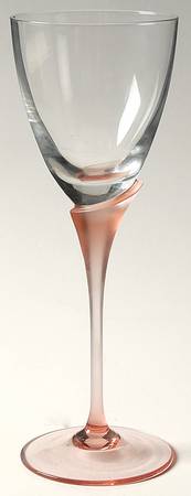 Classic Flair Pink Blush Wine Glass