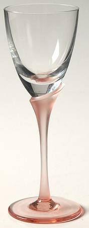 Classic Flair Pink Blush Cordial Glass