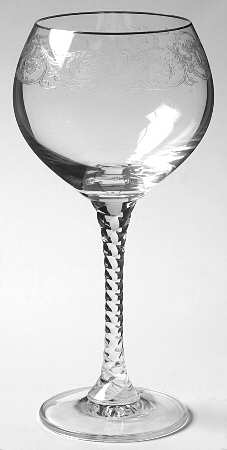 Crown Court Wine Glass