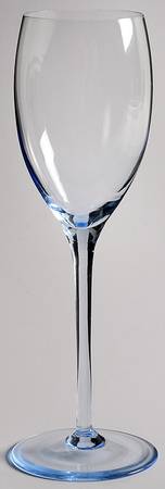 Elite Light Blue Wine Glass