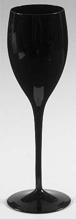 Elite Black Wine Glass