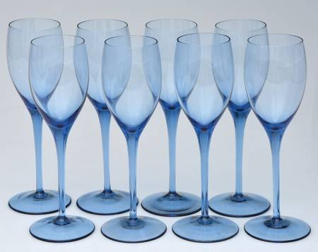Elite Slate Blue (Set of 8) Wine