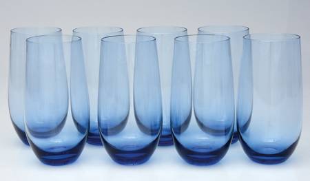Elite Slate Blue (Set of 8) Highball