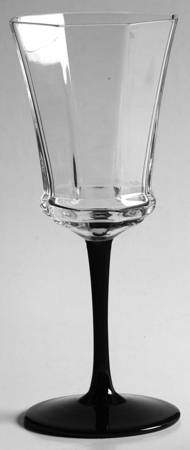Elysee (Black Stem) Wine Glass