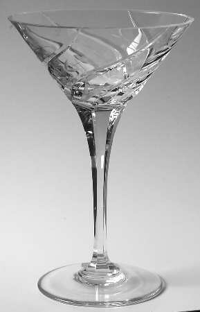 English Garden Martini Glass