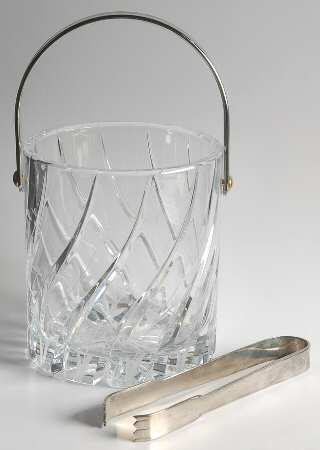English Garden Ice Bucket with Tongs