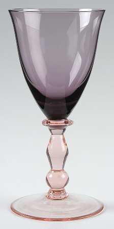 Estate Amethyst Pink Wine Glass