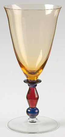 Estate Amber Water Goblet
