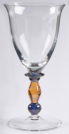 Estate Clear Amber Wine Glass
