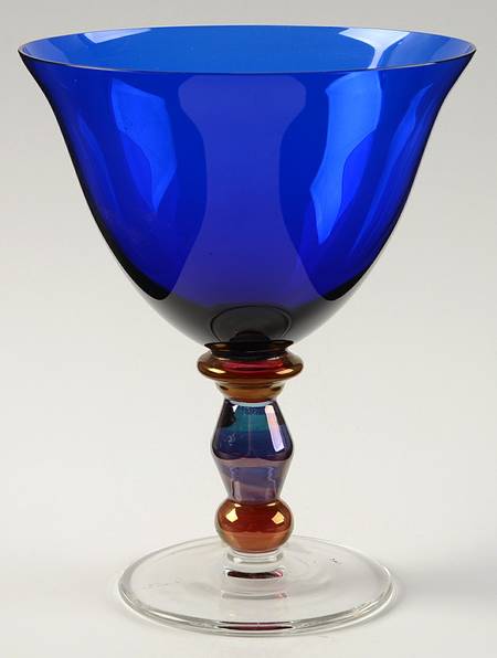 Estate Cobalt Blue Champagne/Tall Sherbet