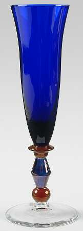 Estate Cobalt Blue Fluted Champagne by Mikasa