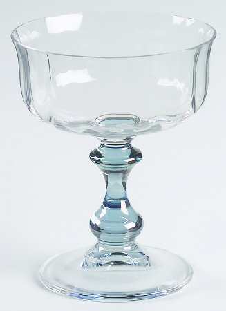 French Countryside Blue Stem Champagne/Tall Sherbet