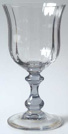French Countryside Blue Stem Wine Glass